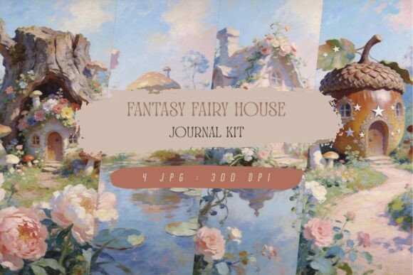 Fantasy Fairy House Journal Kit: Creative Inspiration for Paper Lovers