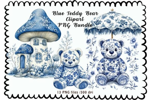 How the Blue Teddy Bear Clipart PNG Bundle Meets the Creative and Commercial Needs of Modern Design Professionals