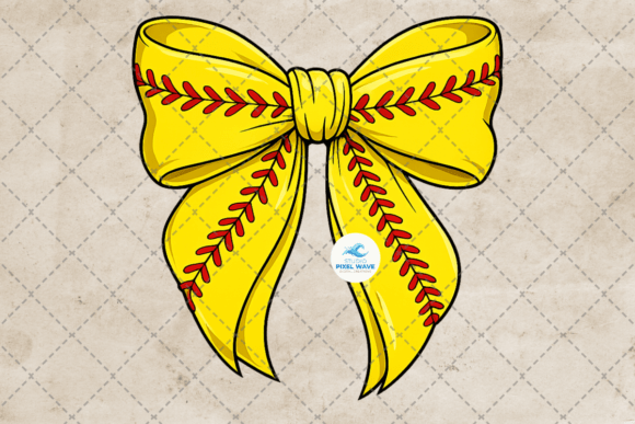 Softball Coquette Bow: A Sporty, Girly Design Staple