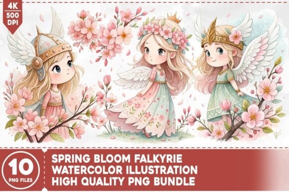 Unlocking Creativity with the Spring Bloom Falkyrie PNG Bundle
